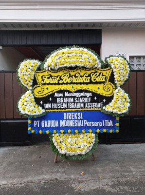 Papan Bunga Duka di Dwi Kora